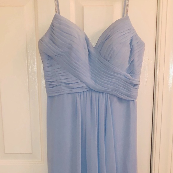 Light Blue Chiffon Dress - Picture 1 of 5